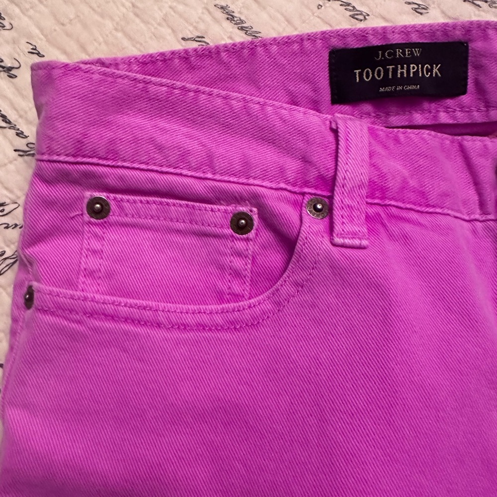 J crew New w/o tag ankle toothpick jeans